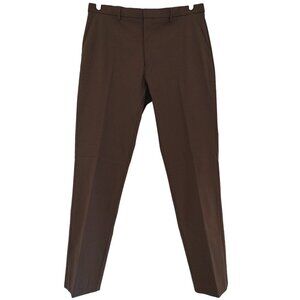 Tommy Hilfiger TH Flex Slim Fit Rayon Dress Pants in Brown, Size 38W X 34L, NWT